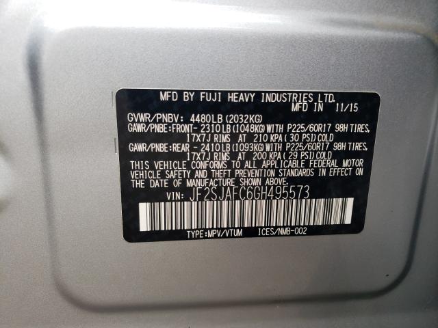 Photo 9 VIN: JF2SJAFC6GH495573 - SUBARU FORESTER 2 