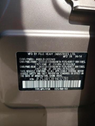 Photo 11 VIN: JF2SJAFC8FH432781 - SUBARU FORESTER 