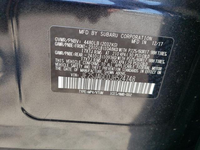 Photo 12 VIN: JF2SJAGC0JH524748 - SUBARU FORESTER 