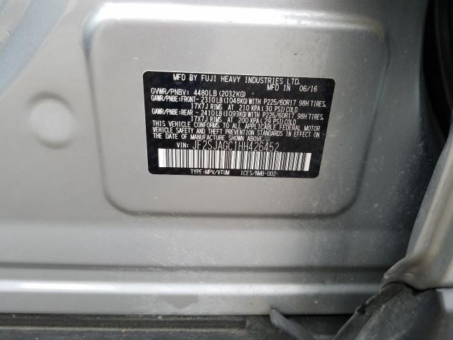 Photo 9 VIN: JF2SJAGC1HH426452 - SUBARU FORESTER 2 