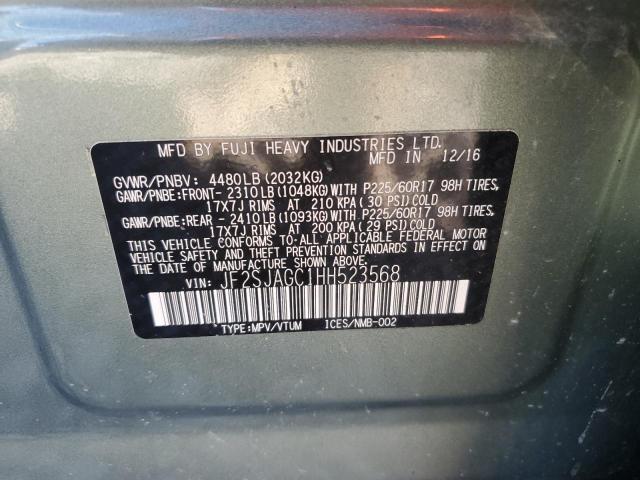 Photo 12 VIN: JF2SJAGC1HH523568 - SUBARU FORESTER 2 