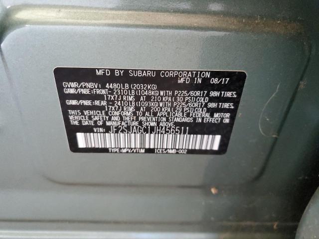 Photo 12 VIN: JF2SJAGC1JH456511 - SUBARU FORESTER 