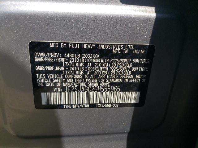 Photo 12 VIN: JF2SJAGC2GH556965 - SUBARU FORESTER 2 