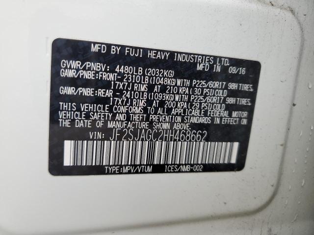 Photo 12 VIN: JF2SJAGC2HH468662 - SUBARU FORESTER 2 