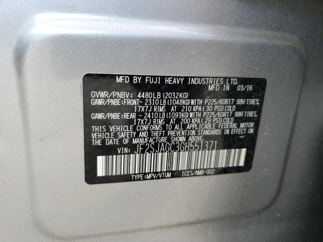 Photo 13 VIN: JF2SJAGC3GH551371 - SUBARU FORESTER 