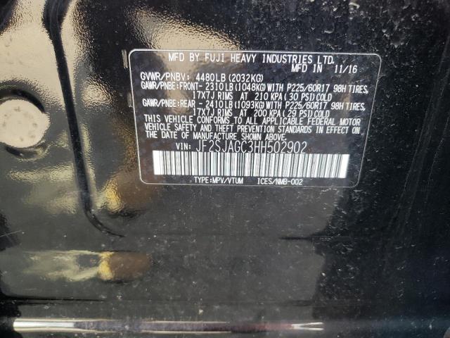 Photo 11 VIN: JF2SJAGC3HH502902 - SUBARU FORESTER 