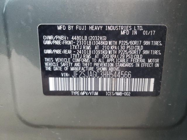 Photo 9 VIN: JF2SJAGC3HH544566 - SUBARU FORESTER 2 