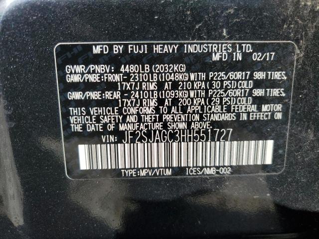 Photo 13 VIN: JF2SJAGC3HH551727 - SUBARU FORESTER 2 