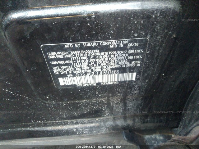 Photo 8 VIN: JF2SJAGC3JH597466 - SUBARU FORESTER 