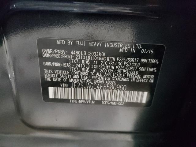 Photo 9 VIN: JF2SJAGC4FH580960 - SUBARU FORESTER 