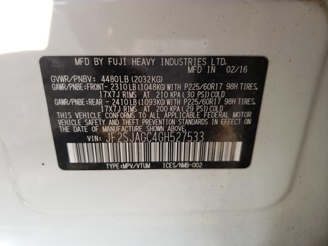 Photo 9 VIN: JF2SJAGC4GH527533 - SUBARU FORESTER 2 