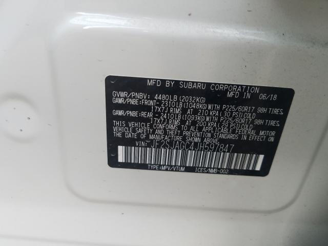 Photo 9 VIN: JF2SJAGC4JH597847 - SUBARU FORESTER 2 