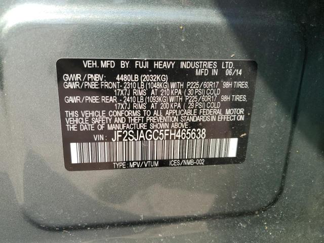 Photo 12 VIN: JF2SJAGC5FH465638 - SUBARU FORESTER 