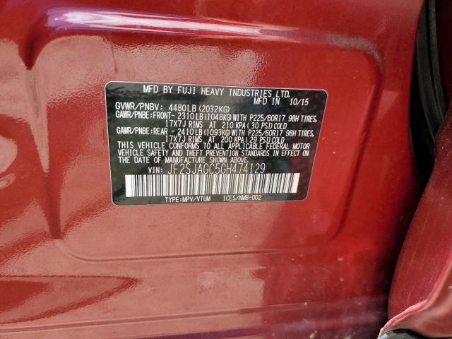 Photo 11 VIN: JF2SJAGC5GH474129 - SUBARU FORESTER 2 