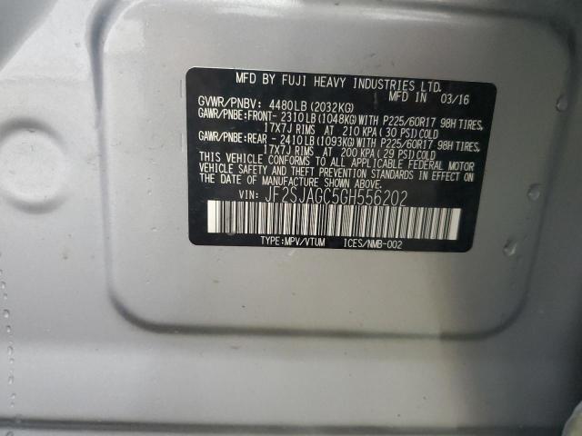 Photo 13 VIN: JF2SJAGC5GH556202 - SUBARU FORESTER 2 