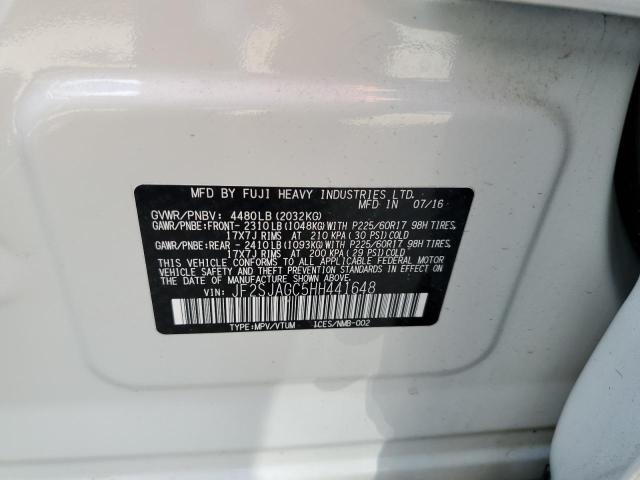 Photo 12 VIN: JF2SJAGC5HH441648 - SUBARU FORESTER 