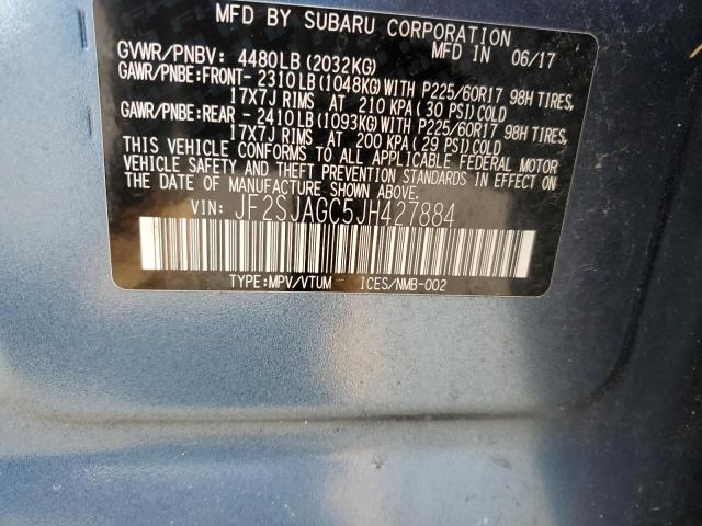 Photo 12 VIN: JF2SJAGC5JH427884 - SUBARU FORESTER 