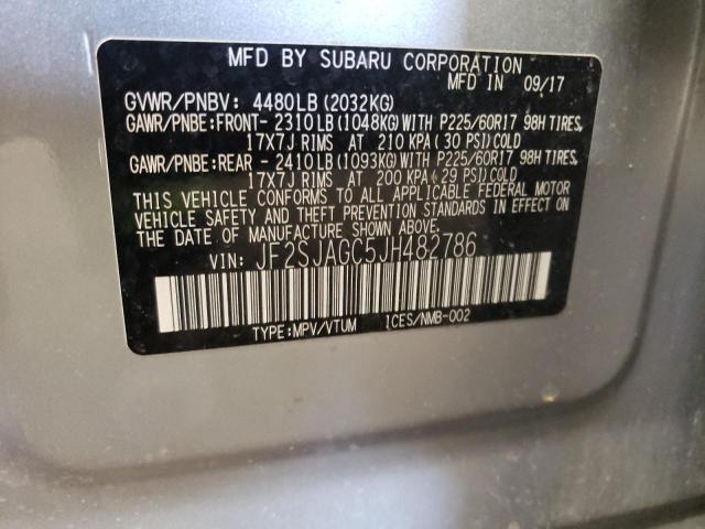 Photo 13 VIN: JF2SJAGC5JH482786 - SUBARU FORESTER 2 