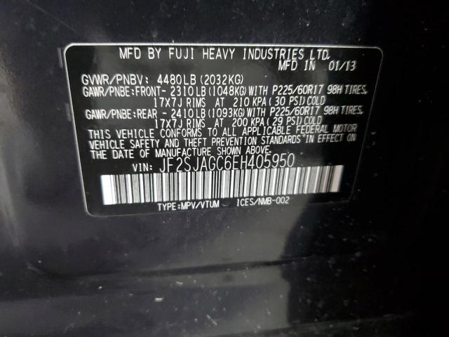 Photo 12 VIN: JF2SJAGC6EH405950 - SUBARU FORESTER 2 