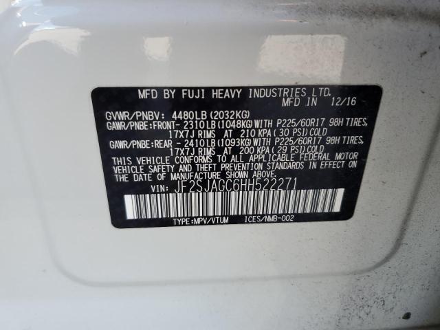 Photo 11 VIN: JF2SJAGC6HH522271 - SUBARU FORESTER 