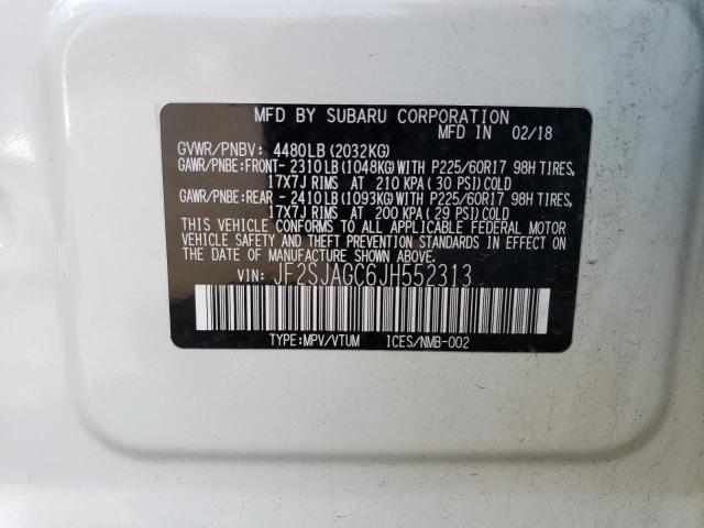 Photo 13 VIN: JF2SJAGC6JH552313 - SUBARU FORESTER 2 