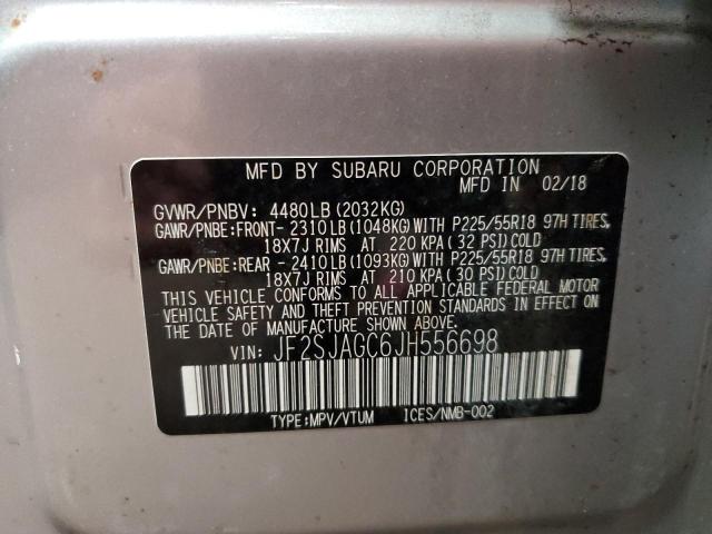 Photo 12 VIN: JF2SJAGC6JH556698 - SUBARU FORESTER 