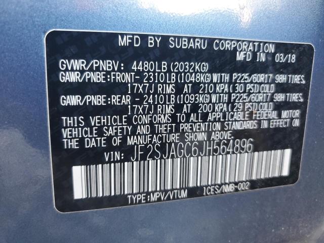 Photo 13 VIN: JF2SJAGC6JH564896 - SUBARU FORESTER 2 