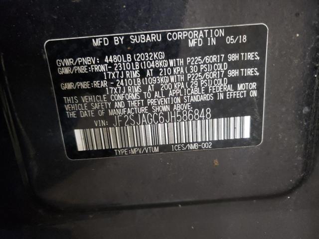 Photo 12 VIN: JF2SJAGC6JH586848 - SUBARU FORESTER 2 