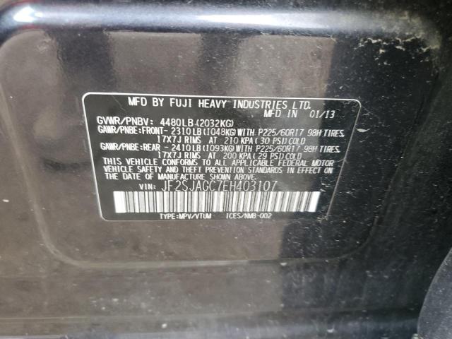 Photo 12 VIN: JF2SJAGC7EH403107 - SUBARU FORESTER 