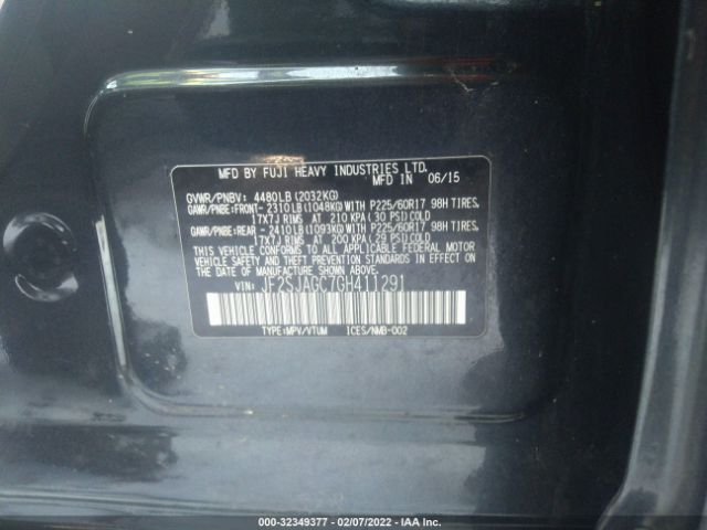 Photo 8 VIN: JF2SJAGC7GH411291 - SUBARU FORESTER 