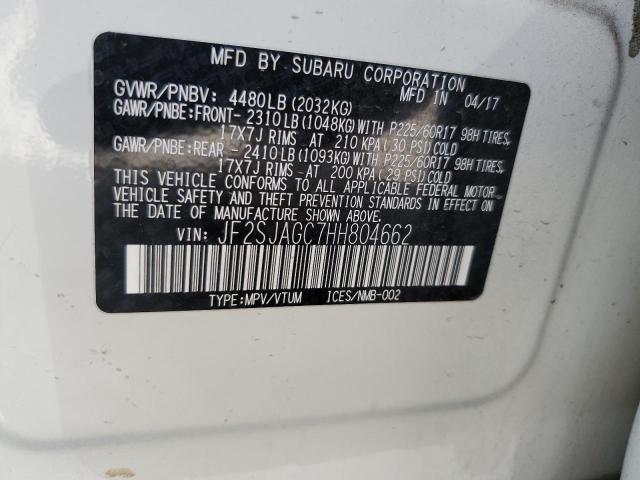 Photo 12 VIN: JF2SJAGC7HH804662 - SUBARU FORESTER 2 