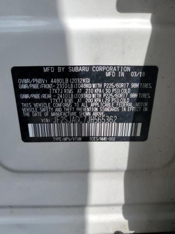 Photo 11 VIN: JF2SJAGC7JH565362 - SUBARU FORESTER 2 