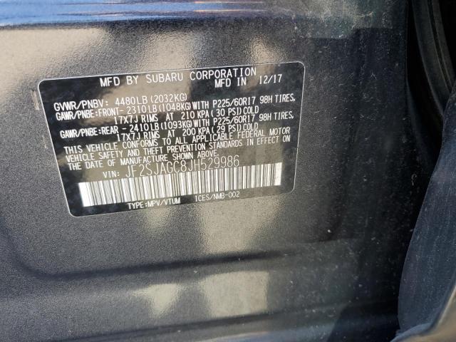 Photo 12 VIN: JF2SJAGC8JH529986 - SUBARU FORESTER 