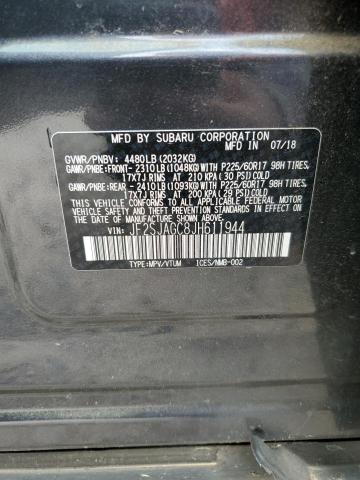 Photo 11 VIN: JF2SJAGC8JH611944 - SUBARU FORESTER 