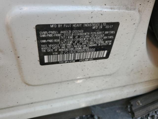 Photo 12 VIN: JF2SJAGC9HH574008 - SUBARU FORESTER 2 