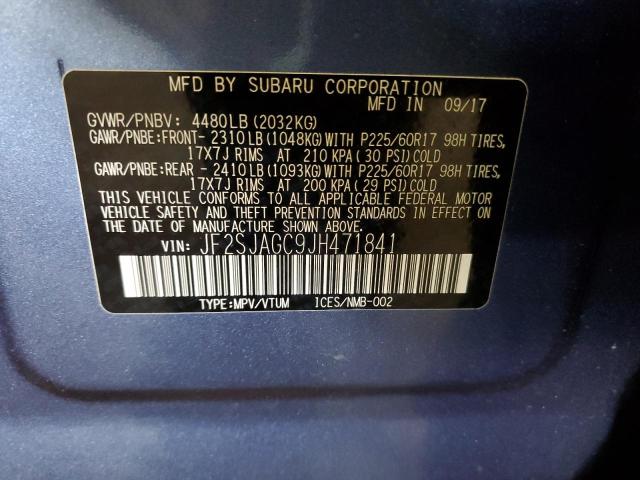 Photo 12 VIN: JF2SJAGC9JH471841 - SUBARU FORESTER 2 