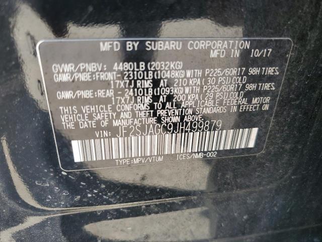 Photo 12 VIN: JF2SJAGC9JH499879 - SUBARU FORESTER 2 