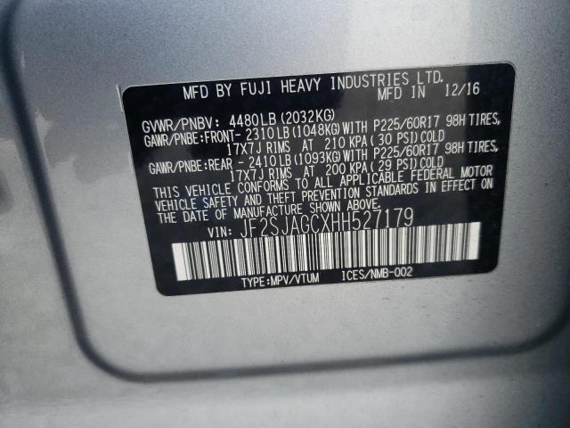 Photo 9 VIN: JF2SJAGCXHH527179 - SUBARU FORESTER 2 