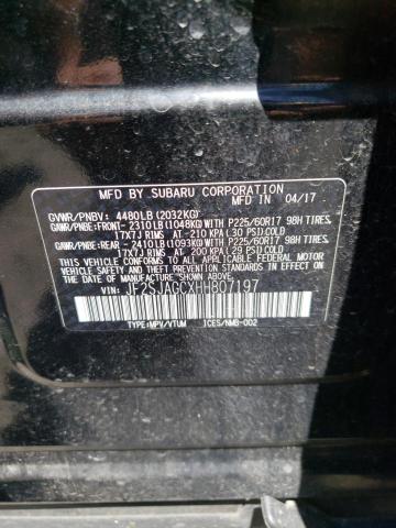 Photo 12 VIN: JF2SJAGCXHH807197 - SUBARU FORESTER 2 