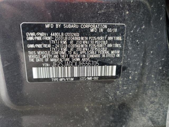 Photo 13 VIN: JF2SJAGCXJJ556705 - SUBARU FORESTER 2 