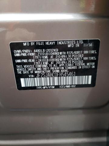 Photo 12 VIN: JF2SJAHC0FH545461 - SUBARU FORESTER 2 