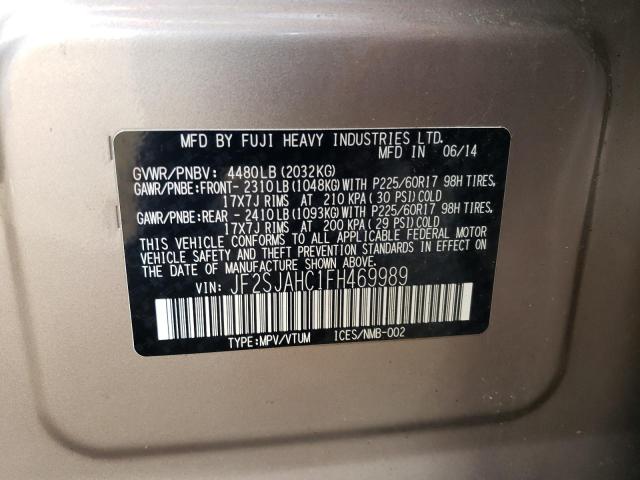 Photo 12 VIN: JF2SJAHC1FH469989 - SUBARU FORESTER 