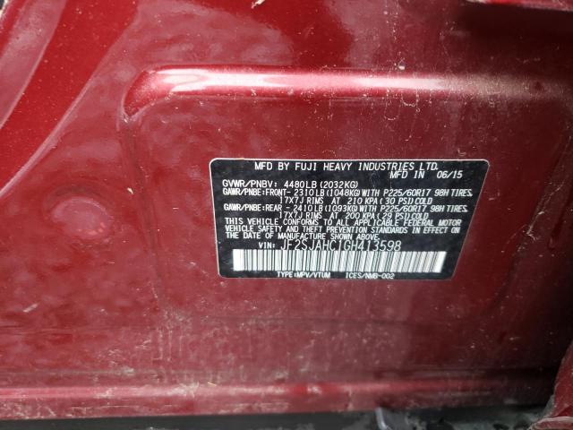 Photo 11 VIN: JF2SJAHC1GH413598 - SUBARU FORESTER 2 