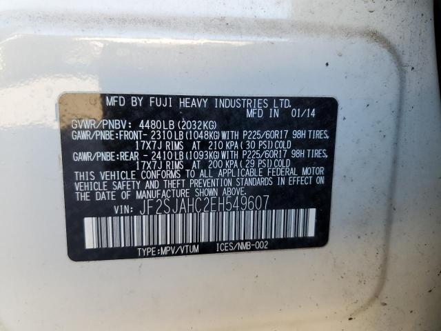 Photo 12 VIN: JF2SJAHC2EH549607 - SUBARU FORESTER 2 