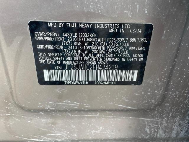 Photo 9 VIN: JF2SJAHC2FH424219 - SUBARU FORESTER 