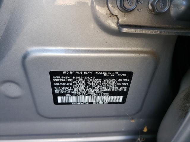 Photo 9 VIN: JF2SJAHC2GH531000 - SUBARU FORESTER 2 