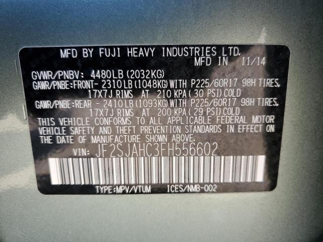 Photo 12 VIN: JF2SJAHC3FH556602 - SUBARU FORESTER 2 