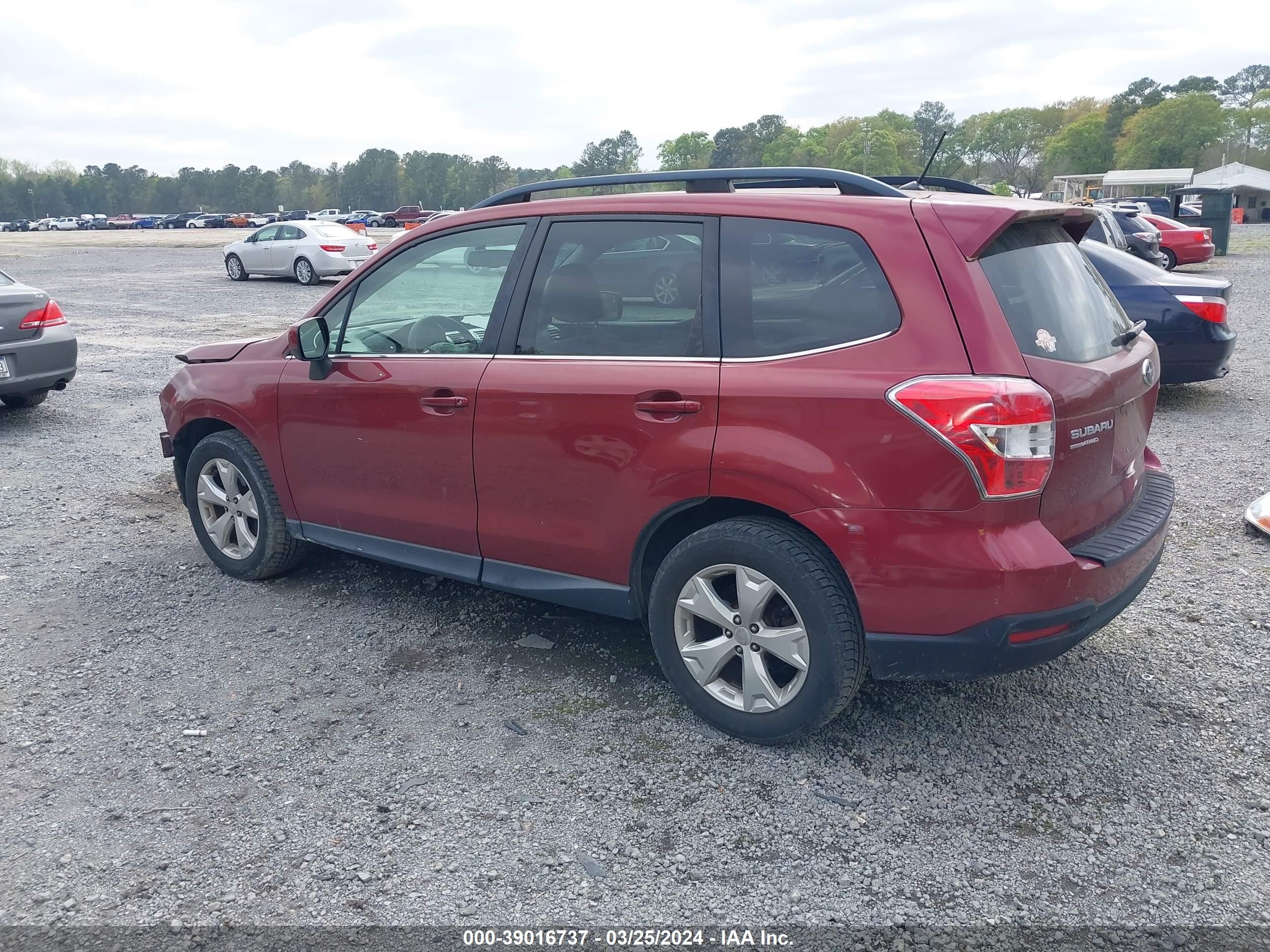 Photo 2 VIN: JF2SJAHC4FH445007 - SUBARU FORESTER 