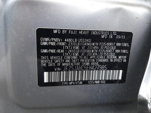 Photo 9 VIN: JF2SJAHC5EH427985 - SUBARU FORESTER 2 