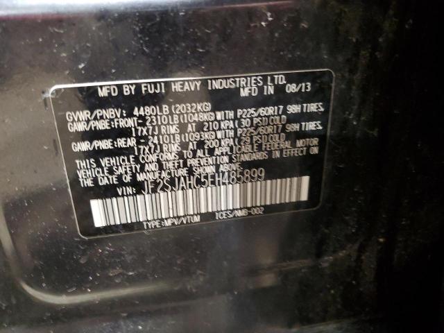 Photo 11 VIN: JF2SJAHC5EH485899 - SUBARU FORESTER 